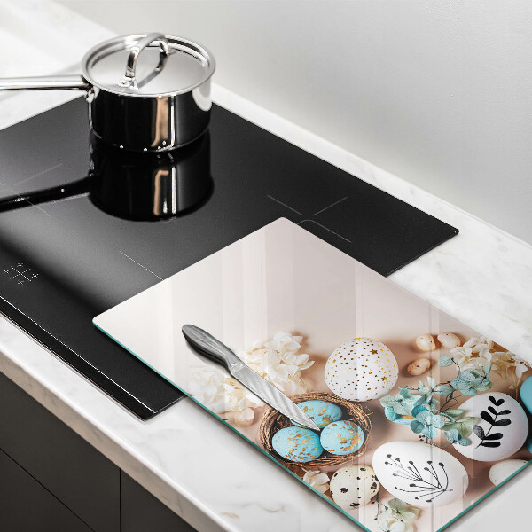 Steklena podloga za rezanje Velikonočni okraski