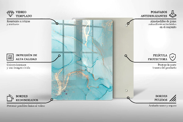 Steklena podloga za rezanje Velikonočni okraski