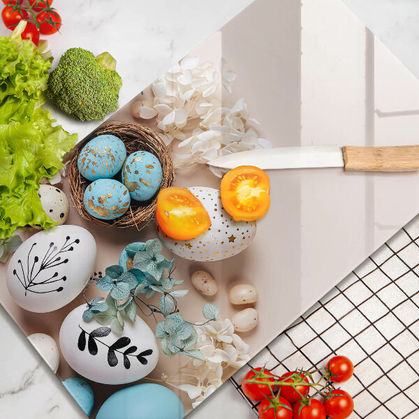 Steklena podloga za rezanje Velikonočni okraski
