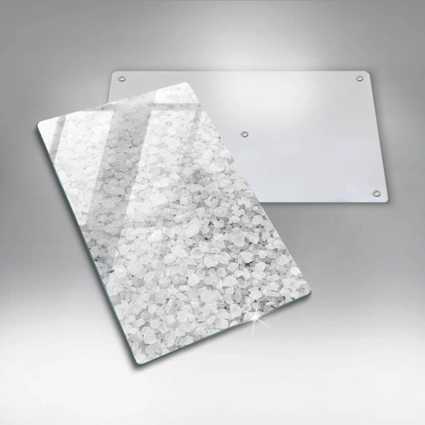 Steklena podloga za rezanje Kristali soli