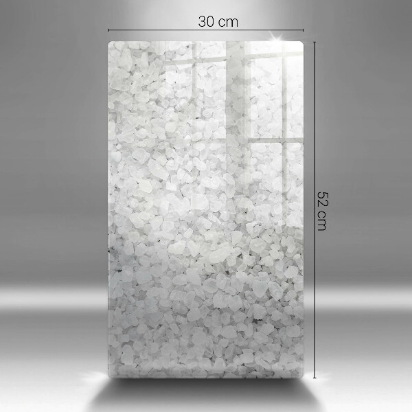 Steklena podloga za rezanje Kristali soli