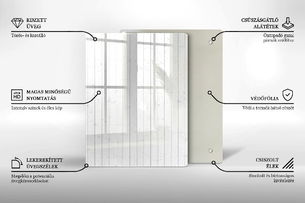 Steklena podloga za rezanje Praznično sadje