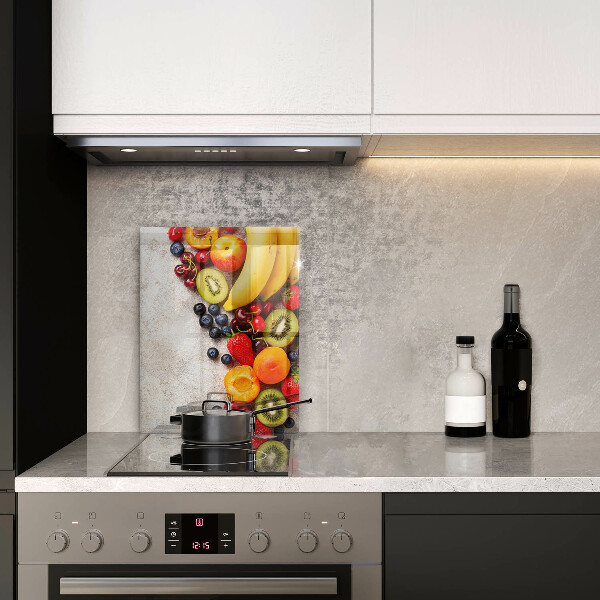 Steklena podloga za rezanje Praznično sadje