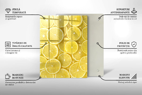 Steklena podloga za rezanje Pisani bonboni