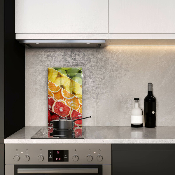 Steklena podloga za rezanje Pisano sadje