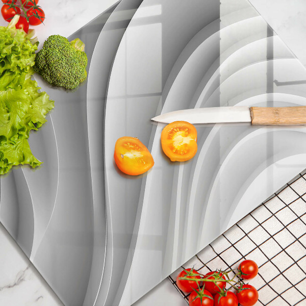 Steklena podloga za rezanje Geometrijske črte