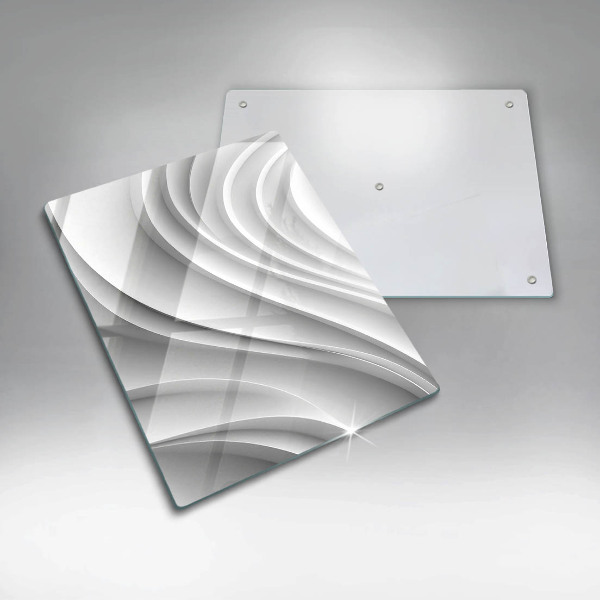 Steklena podloga za rezanje Geometrijske črte