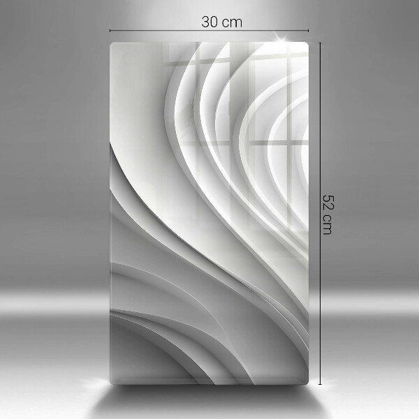 Steklena podloga za rezanje Geometrijske črte