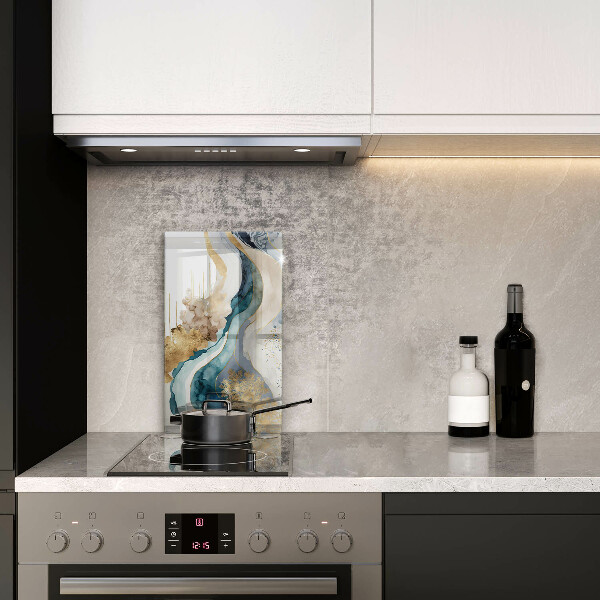 Steklena podloga za rezanje Barvit marmor