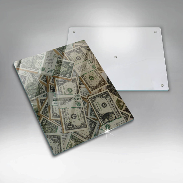 Steklena podloga za rezanje Denar dolarjev