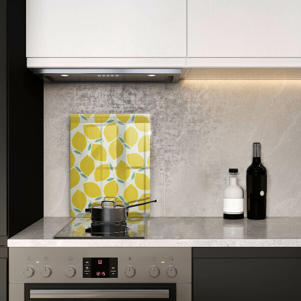 Steklena podloga za rezanje Risanke limone