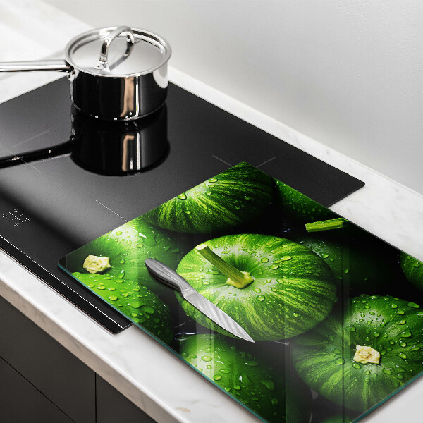 Steklena podloga za rezanje Zelene buče