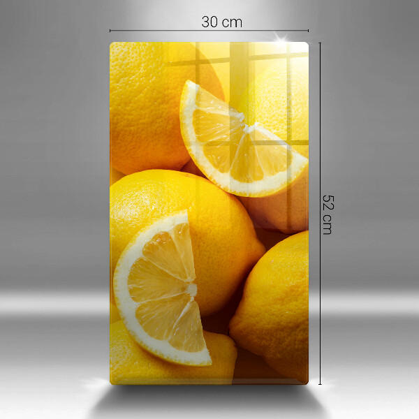 Steklena podloga za rezanje Sočne limone