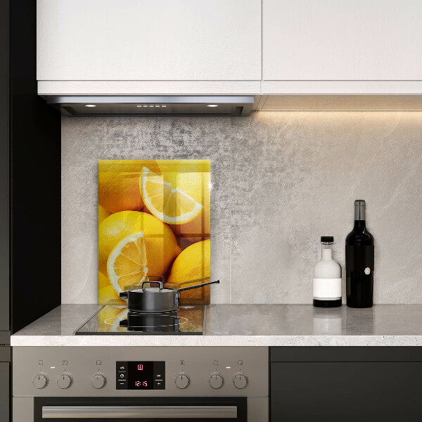 Steklena podloga za rezanje Sočne limone