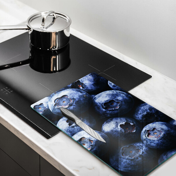 Steklena podloga za rezanje Jagode od blizu