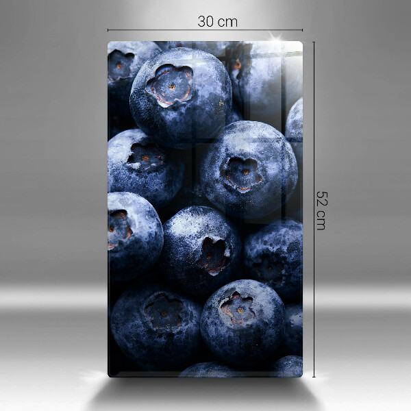 Steklena podloga za rezanje Jagode od blizu