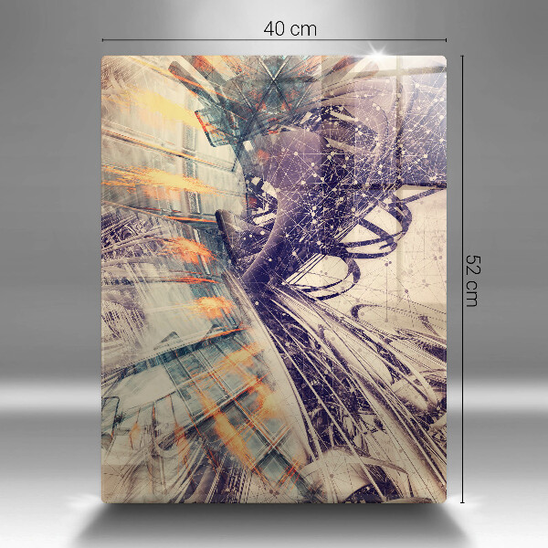 Steklena podloga za rezanje Moderna kompozicija