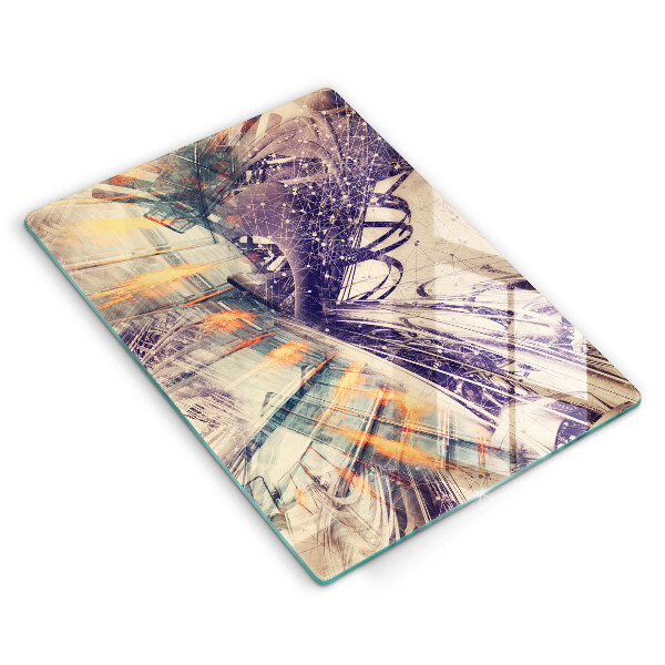 Steklena podloga za rezanje Moderna kompozicija