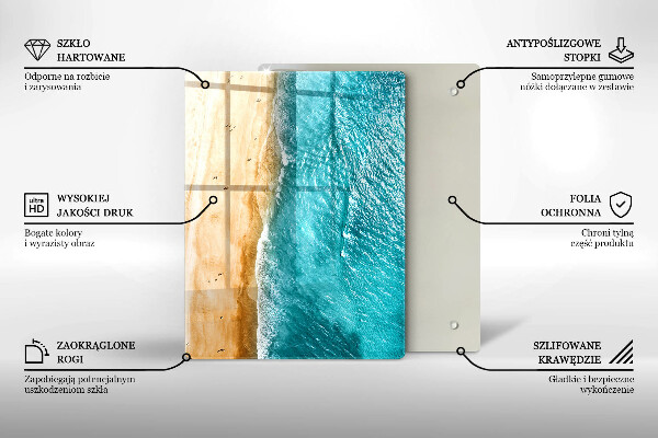 Steklena podloga za rezanje Moderna kompozicija