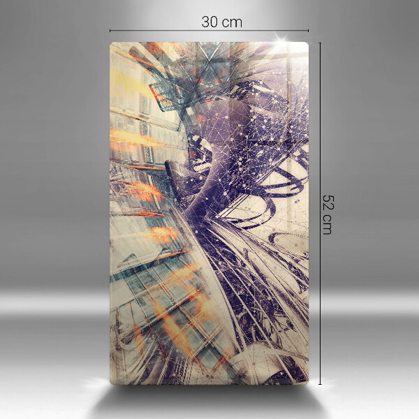 Steklena podloga za rezanje Moderna kompozicija