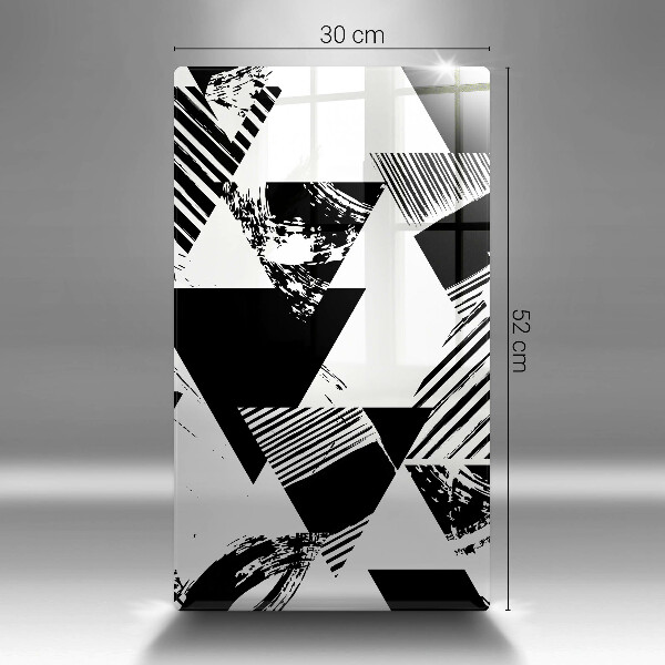 Steklena podloga za rezanje Geometrijski trikotniki