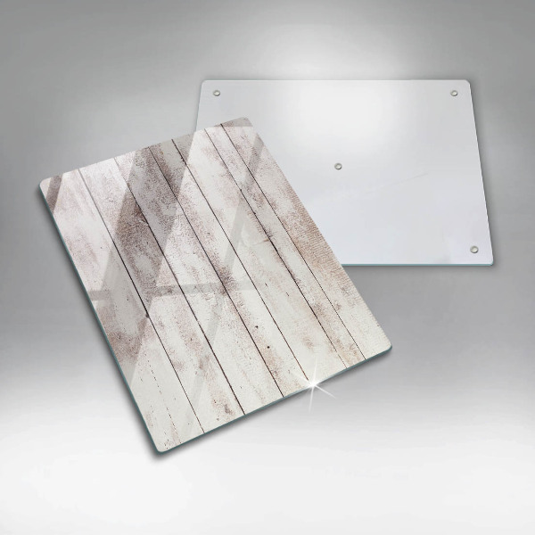 Steklena podloga za rezanje Stare lesene plošče