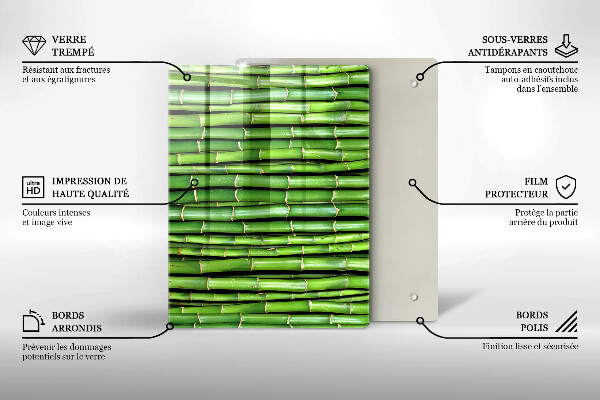 Steklena podloga za rezanje Stare lesene plošče