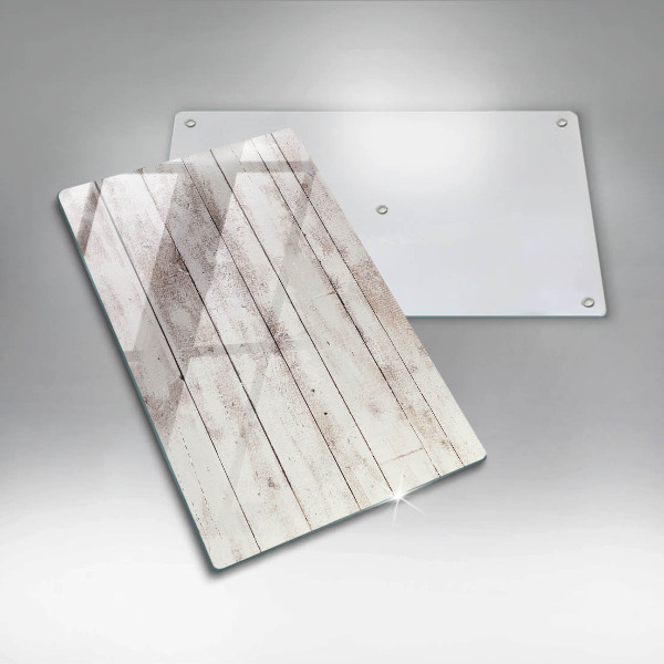 Steklena podloga za rezanje Stare lesene plošče