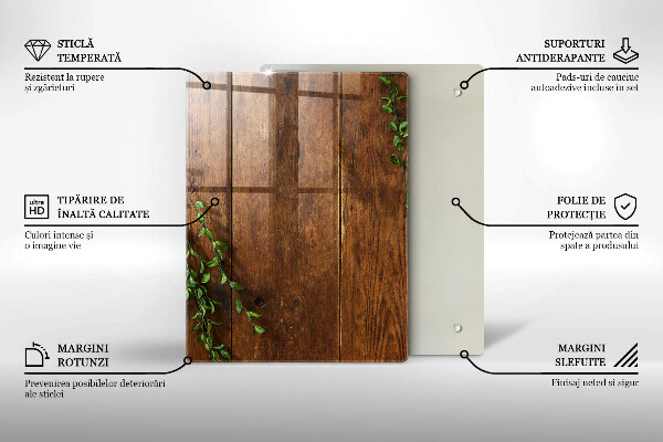 Steklena podloga za rezanje Zlata abstrakcija