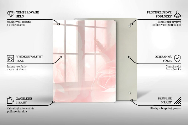 Steklena podloga za rezanje Moderni marmor