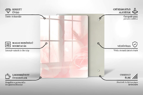 Steklena podloga za rezanje Moderni marmor