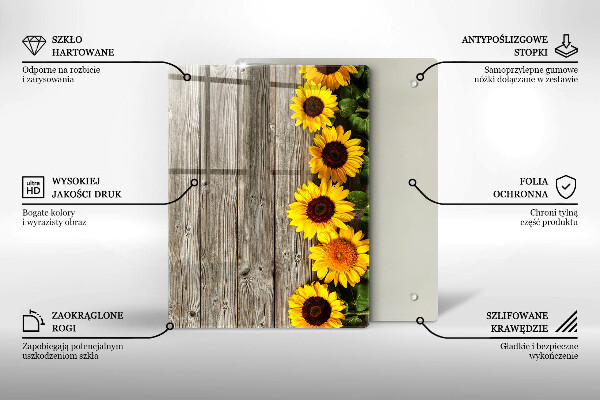 Steklena podloga za rezanje Drevesna debla