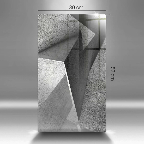 Steklena podloga za rezanje Konkretna abstrakcija