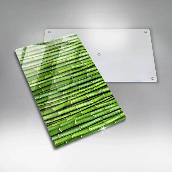 Steklena podloga za rezanje Naravni bambusi