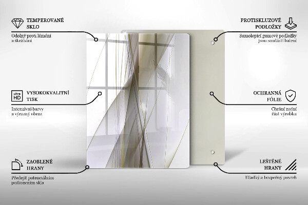 Steklena podloga za rezanje Ozadje abstrakcije strukture