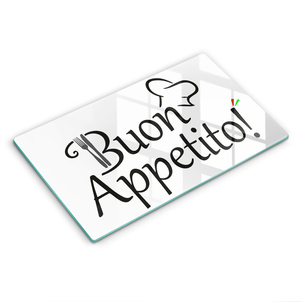 Steklena podloga za rezanje Buon Appetito!