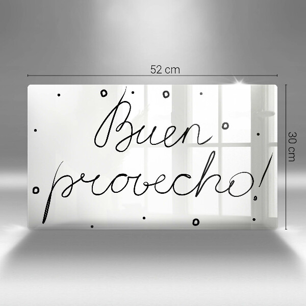 Steklena podloga za rezanje Buen provecho!