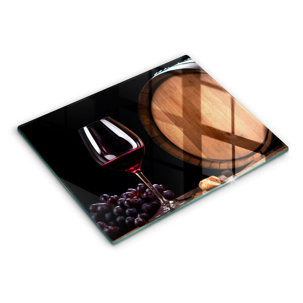 Steklena podloga za rezanje Kozarec za vino v sodu