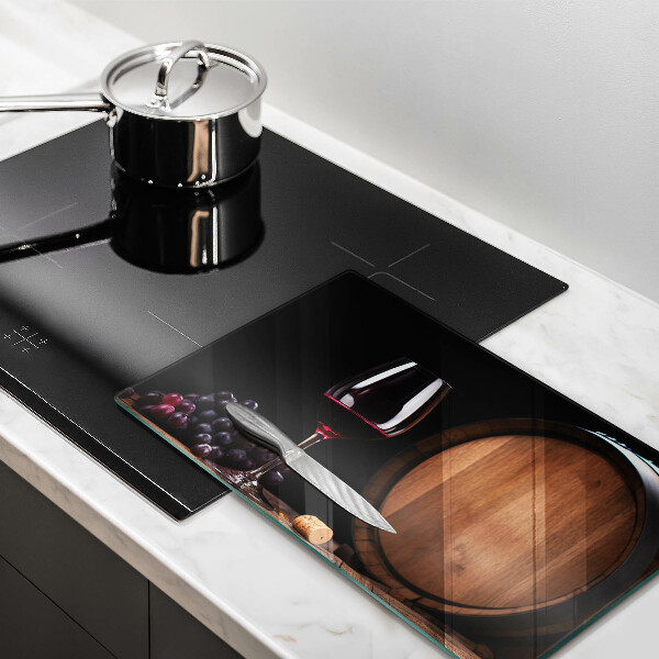 Steklena podloga za rezanje Kozarec za vino v sodu