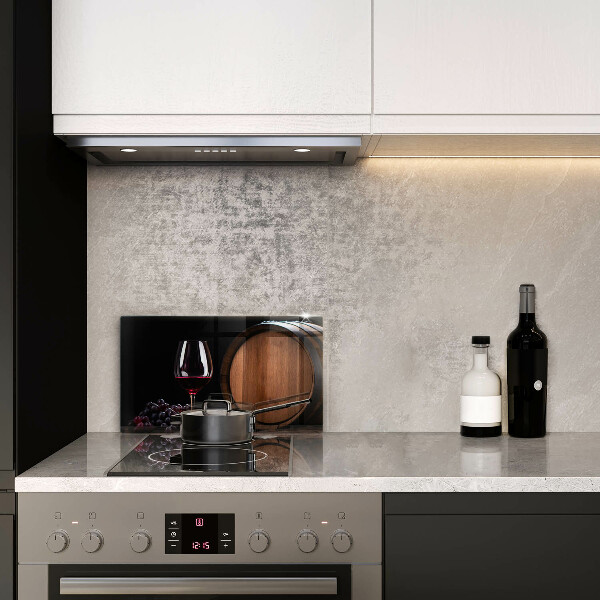 Steklena podloga za rezanje Kozarec za vino v sodu