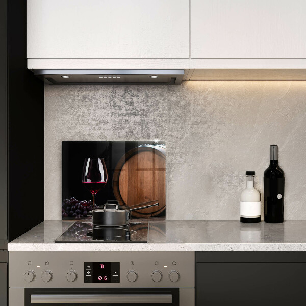 Steklena podloga za rezanje Kozarec za vino v sodu