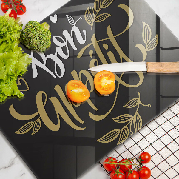 Steklena podloga za rezanje Bon Appetit