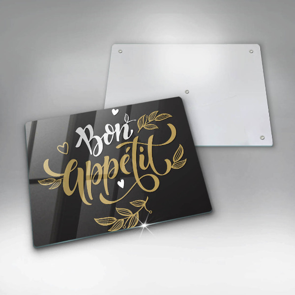 Steklena podloga za rezanje Bon Appetit