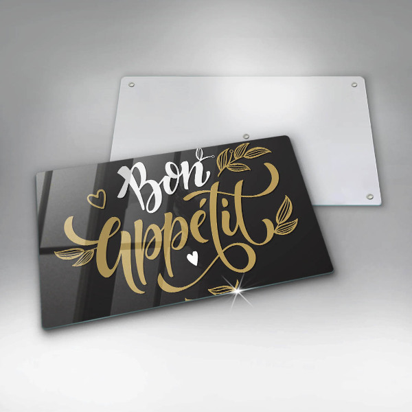 Steklena podloga za rezanje Bon Appetit