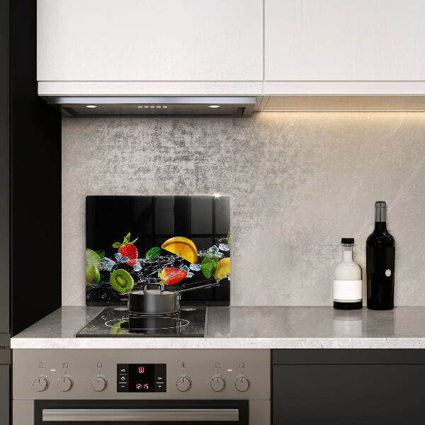 Steklena podloga za rezanje Sadje v vodi