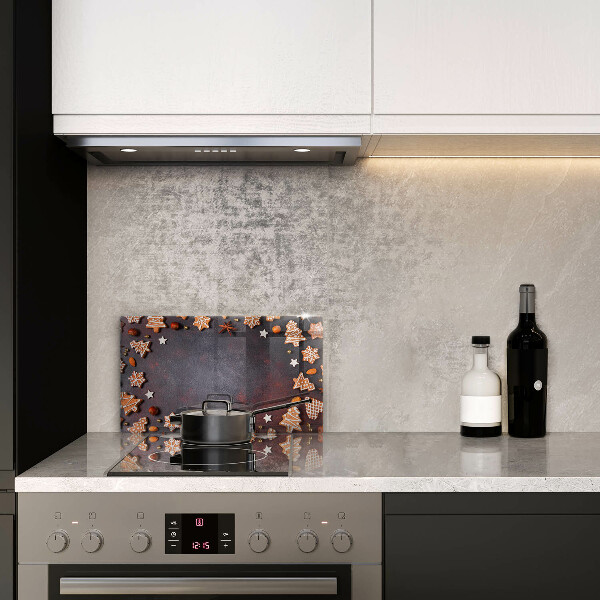 Steklena podloga za rezanje Medenjakov božič