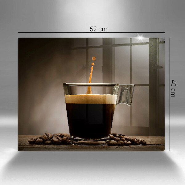 Steklena podloga za rezanje Steklo in kavna zrna