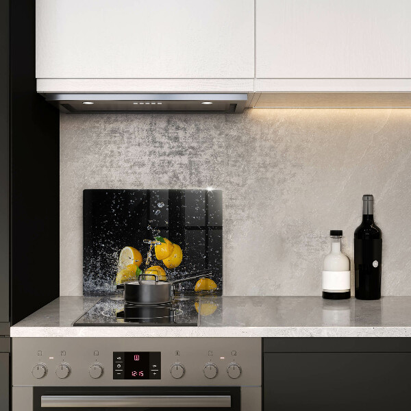 Steklena podloga za rezanje Sočno sadje limone