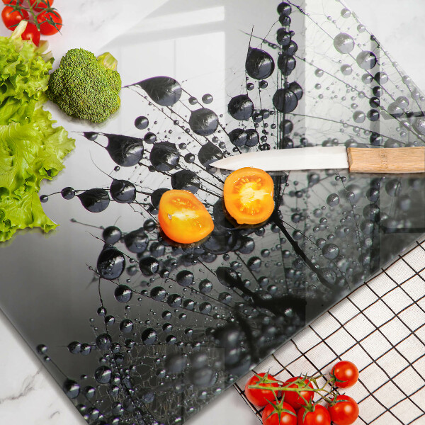 Steklena podloga za rezanje Regrat in rosa