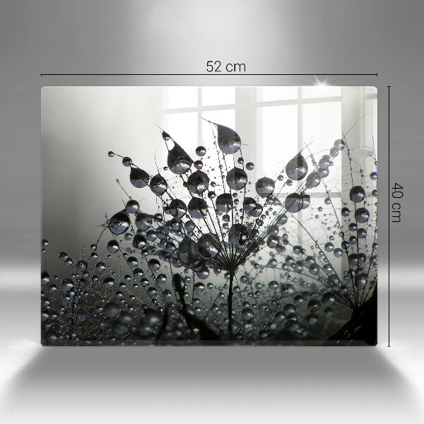 Steklena podloga za rezanje Regrat in rosa